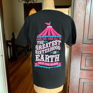Zeta Sorority T-shirt. Medium. EUC